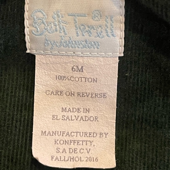 Betti Terell green corduroy overalls - Picture 10 of 10